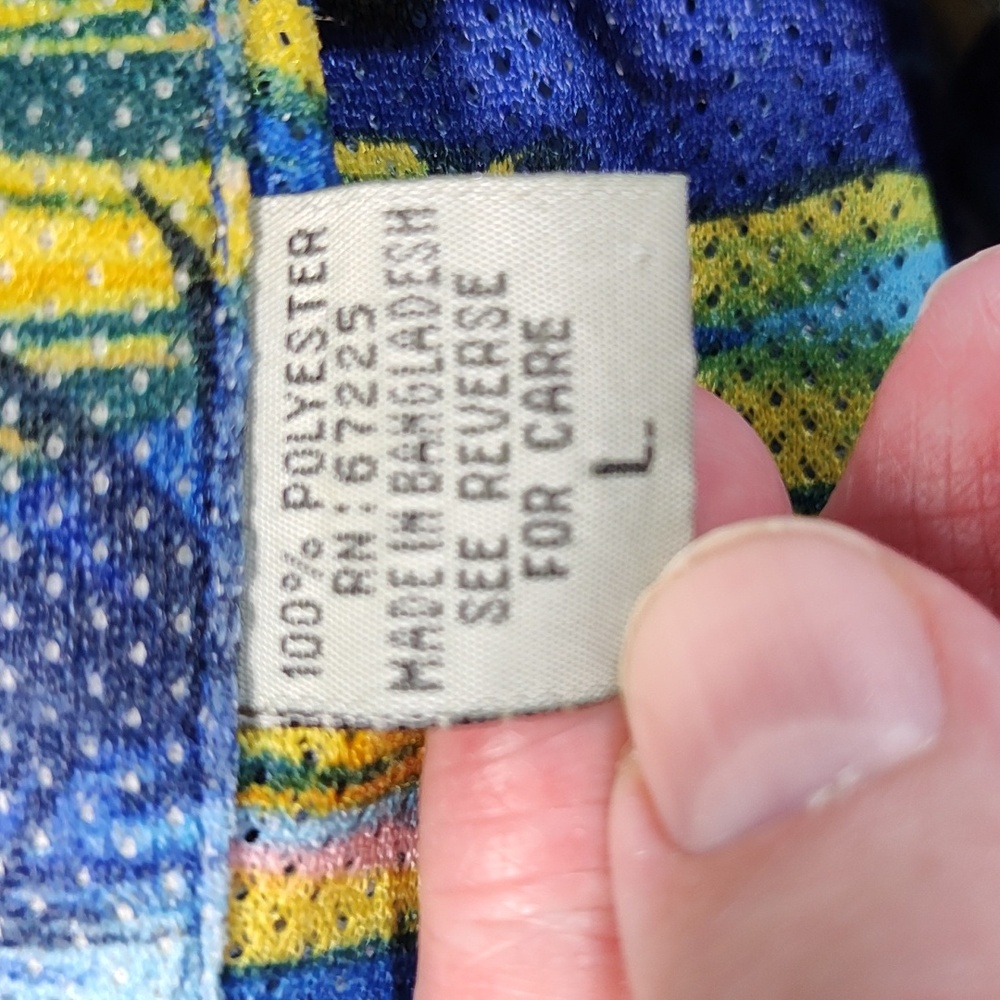 Mens Breathable Hawaiian Camp Shirt Like New - Picture 6 of 8